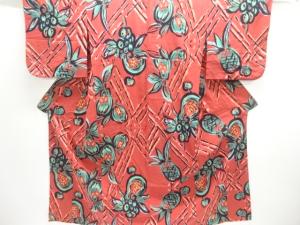 果物模様浴衣